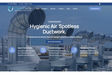 Cleanducts.co.uk New WordPress Website